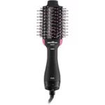 Escova secadora Britânia BEC02PR bivolt rosa e preta 4 em 1.