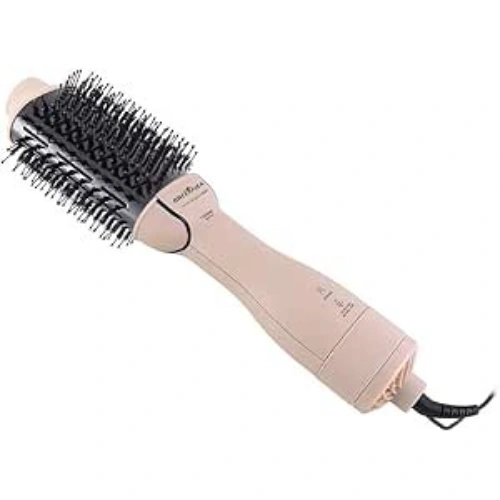 Escova secadora Britânia Soft 4 em 1 1300W bivolt rosa.