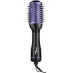 Escova secadora Taiff Easy Oval lilás, 127V, para secar, alisar, modelar e dar volume aos cabelos.