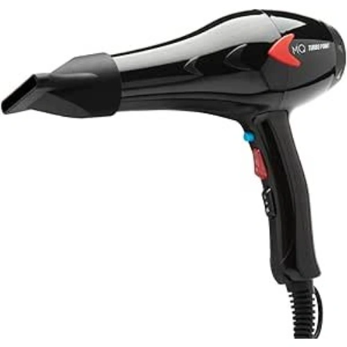Secador de cabelo profissional preto MQ Turbo Point 2000W 110V