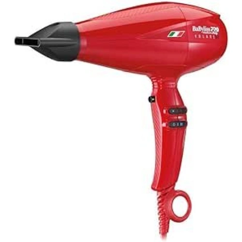 Secador de cabelo BaBylissPRO Ferrari Volare V1 vermelho com motor potente de 2000W.