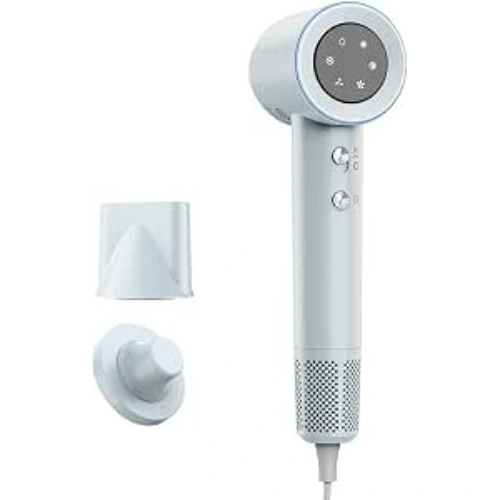 Secador de cabelo GOKOCO Profissional 1600W branco com display LED